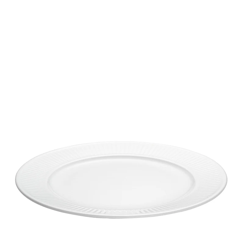 Plissé Teller flach Ø26 cm weiß