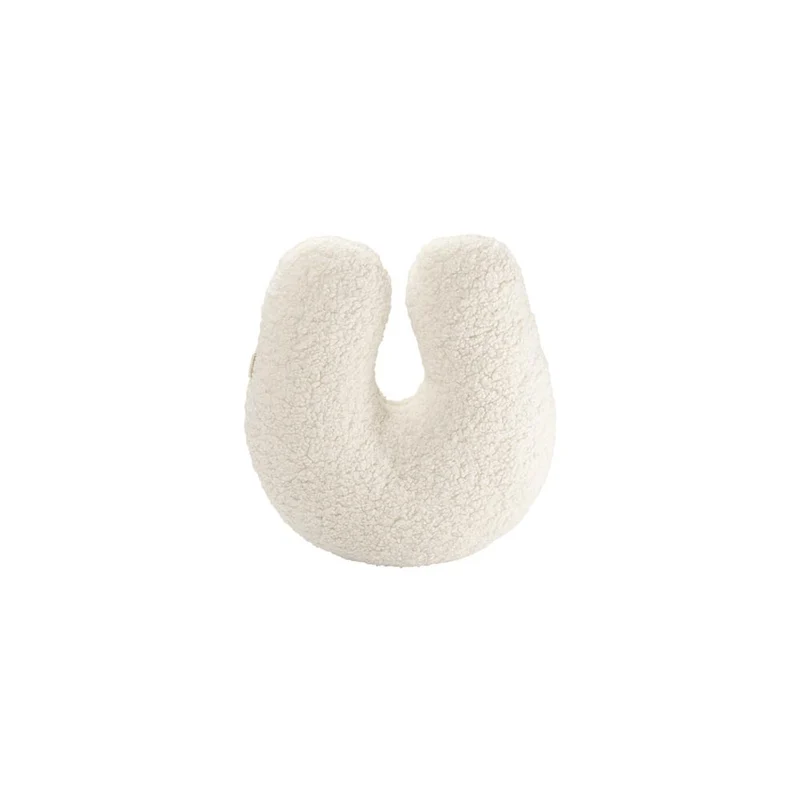 U Kissen aus Teddy-Stoff