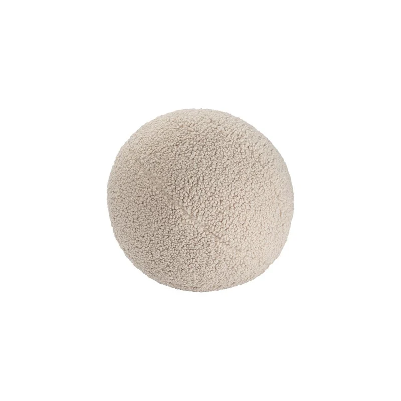 Ball Kissen aus Teddy-Stoff