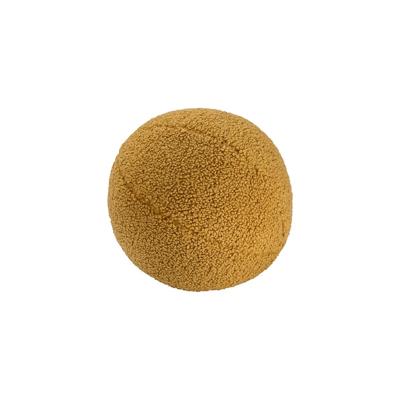 Ball Kissen aus Teddy-Stoff