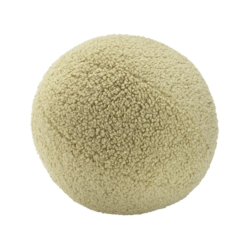 Ball Kissen aus Teddy-Stoff