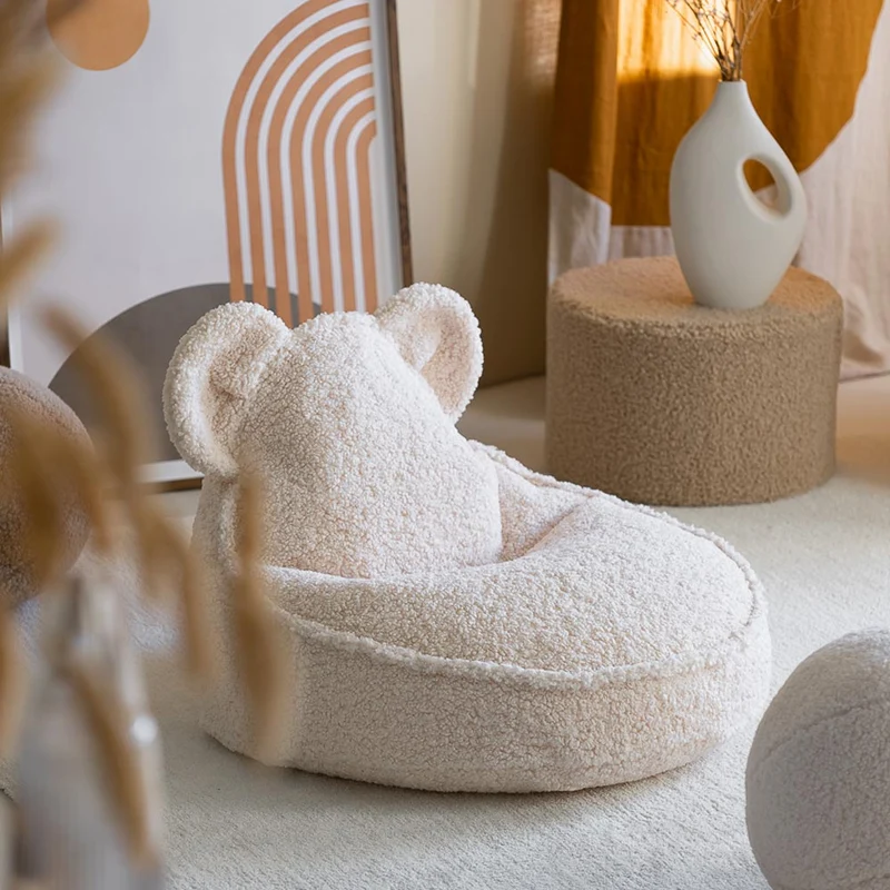 Beanbag Bär aus Teddy-Stoff