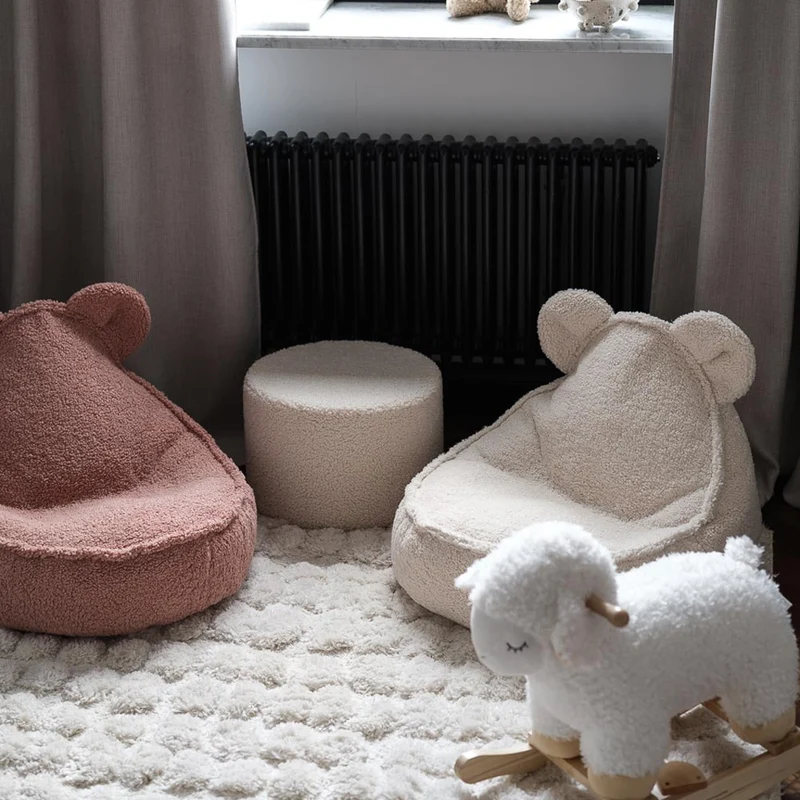 Beanbag Bär aus Teddy-Stoff