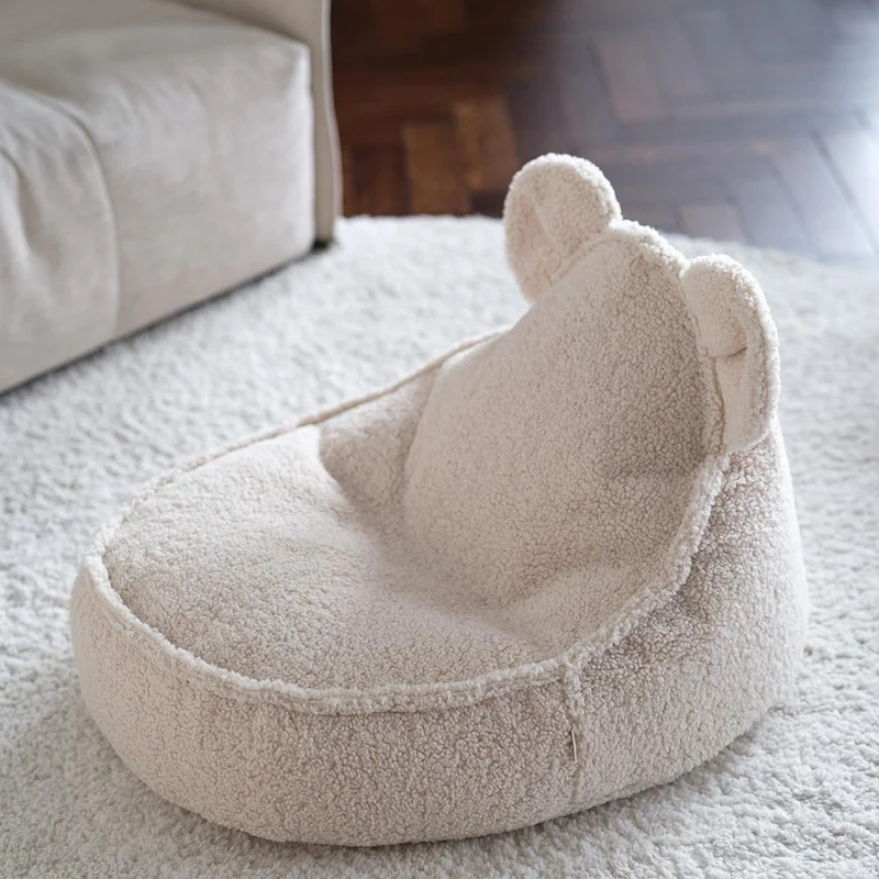 Beanbag Bär aus Teddy-Stoff
