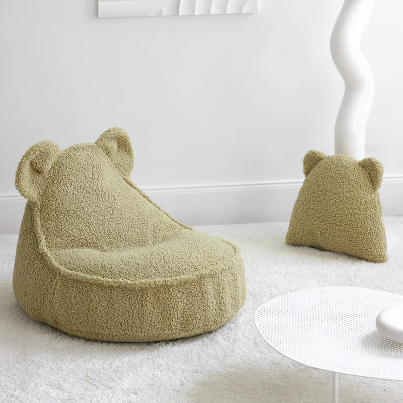 Beanbag Bär aus Teddy-Stoff