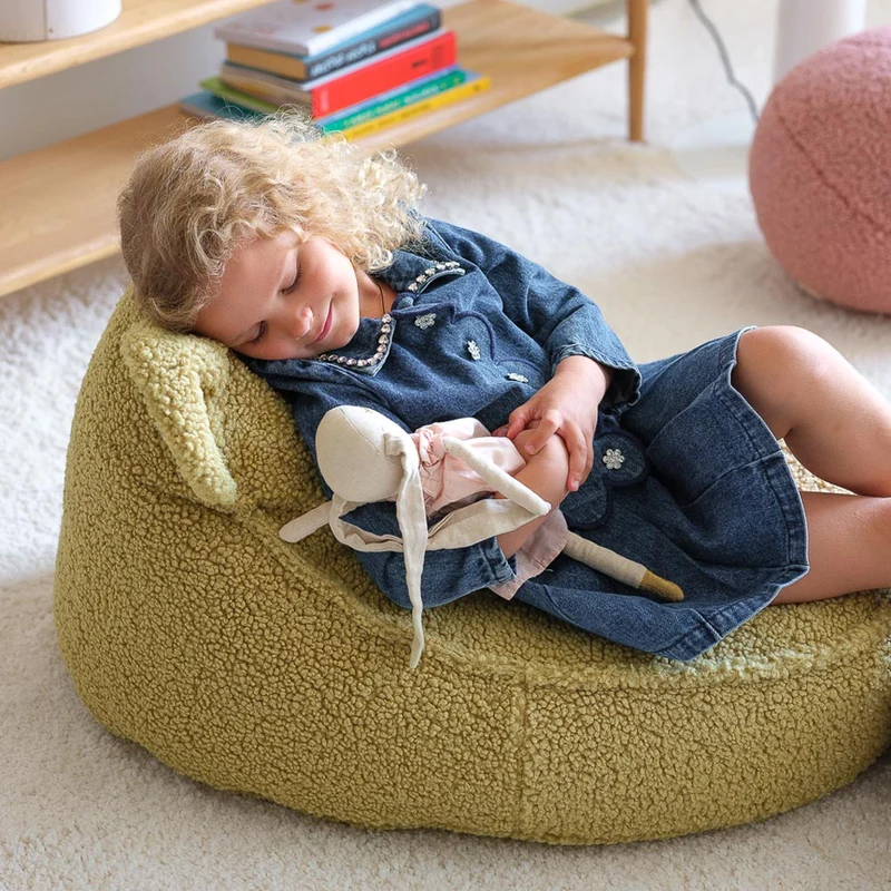 Beanbag Bär aus Teddy-Stoff
