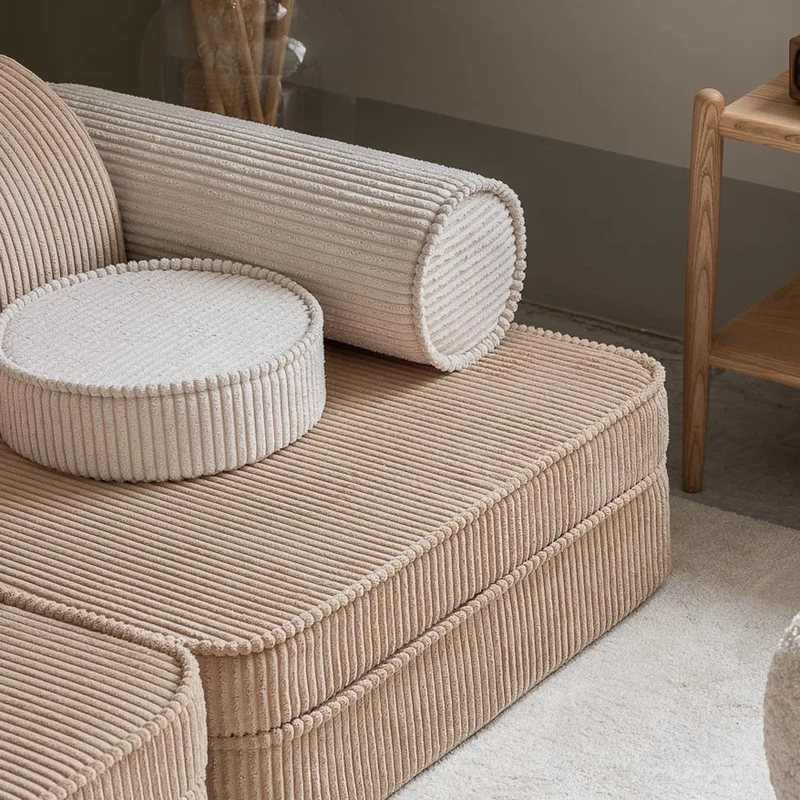 Modulares Sofa aus Kordsamt