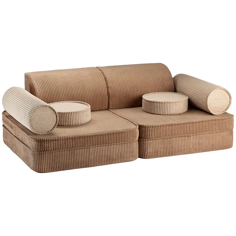 Modulares Sofa aus Kordsamt