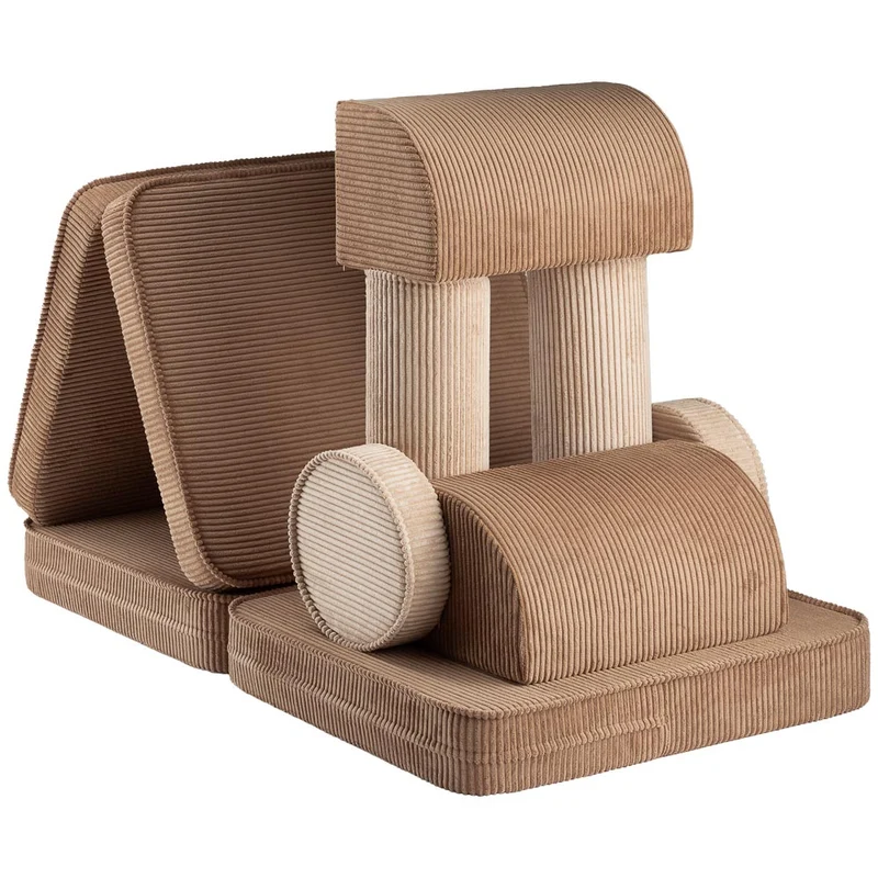 Modulares Sofa aus Kordsamt