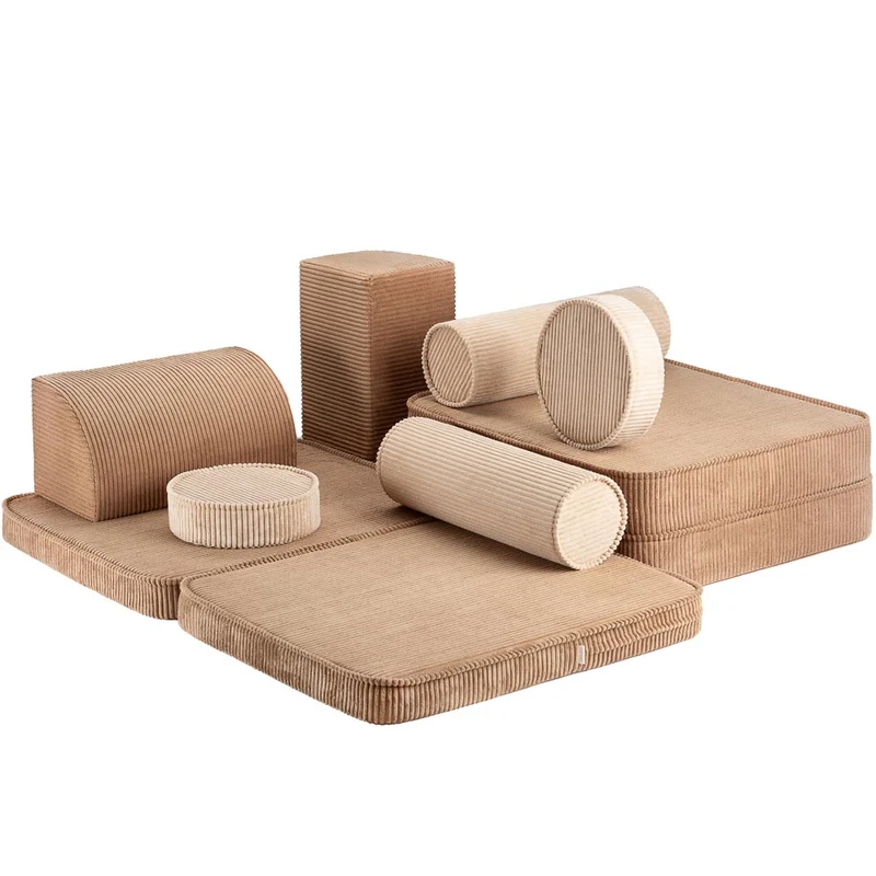 Modulares Sofa aus Kordsamt