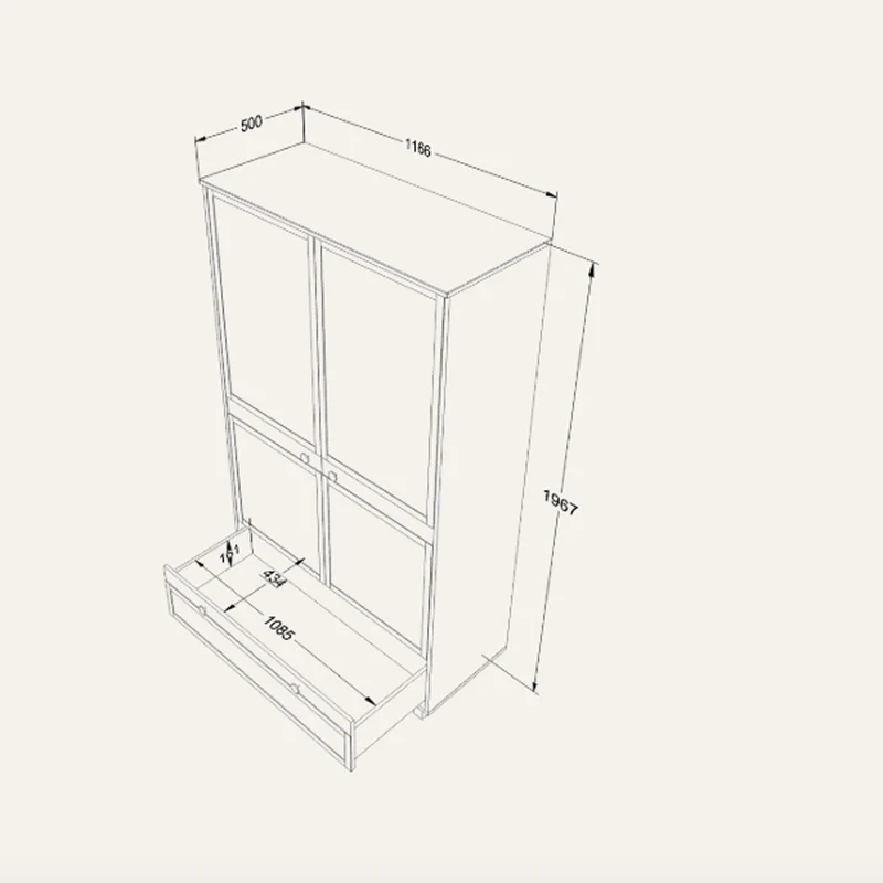 Kleiderschrank Chalette