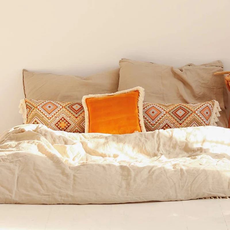 Boho Tribe Kissen mit Fransen