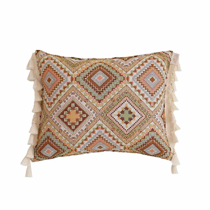 Boho Tribe Kissen mit Fransen