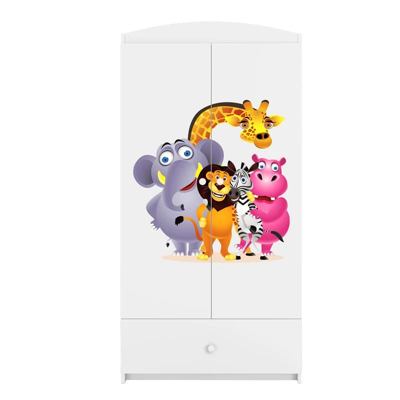 Kleiderschrank für Kinder Sweetdreams, Zoo Motiv