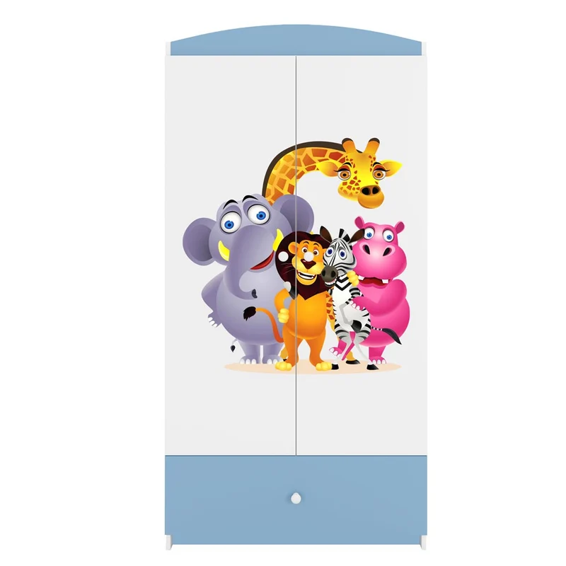 Kleiderschrank für Kinder Sweetdreams, Zoo Motiv