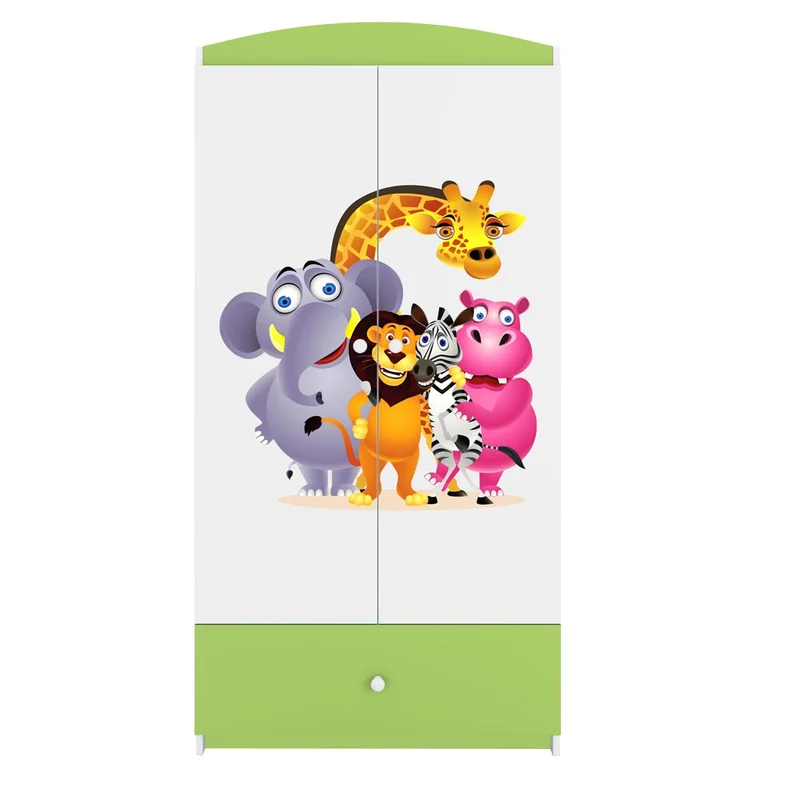 Kleiderschrank für Kinder Sweetdreams, Zoo Motiv