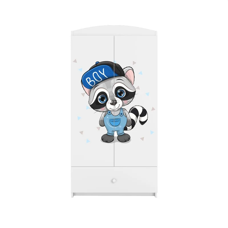 Kleiderschrank für Kinder Sweetdreams, Waschbär Motiv