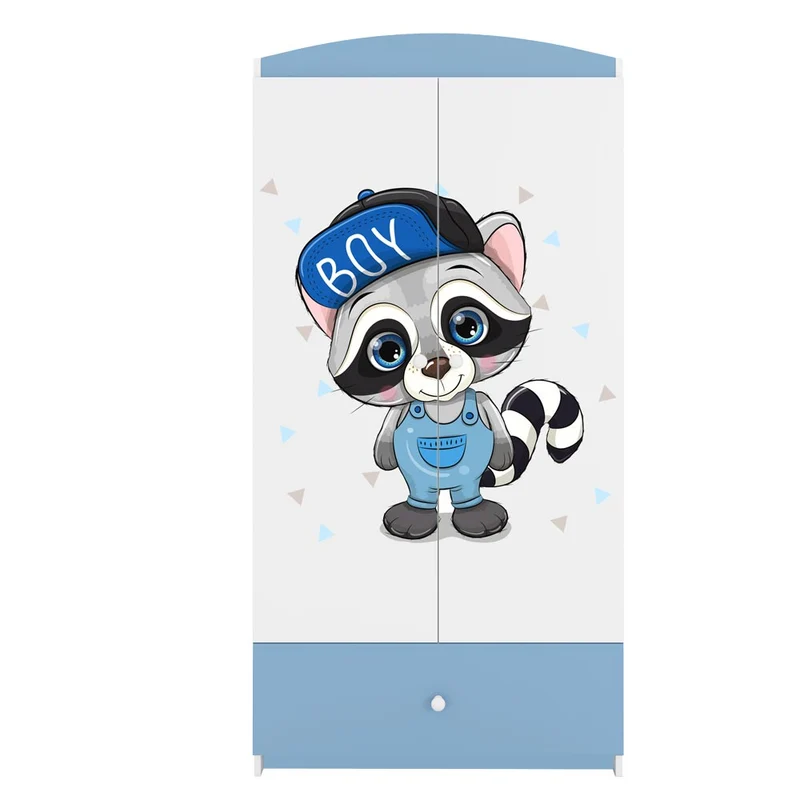 Kleiderschrank für Kinder Sweetdreams, Waschbär Motiv