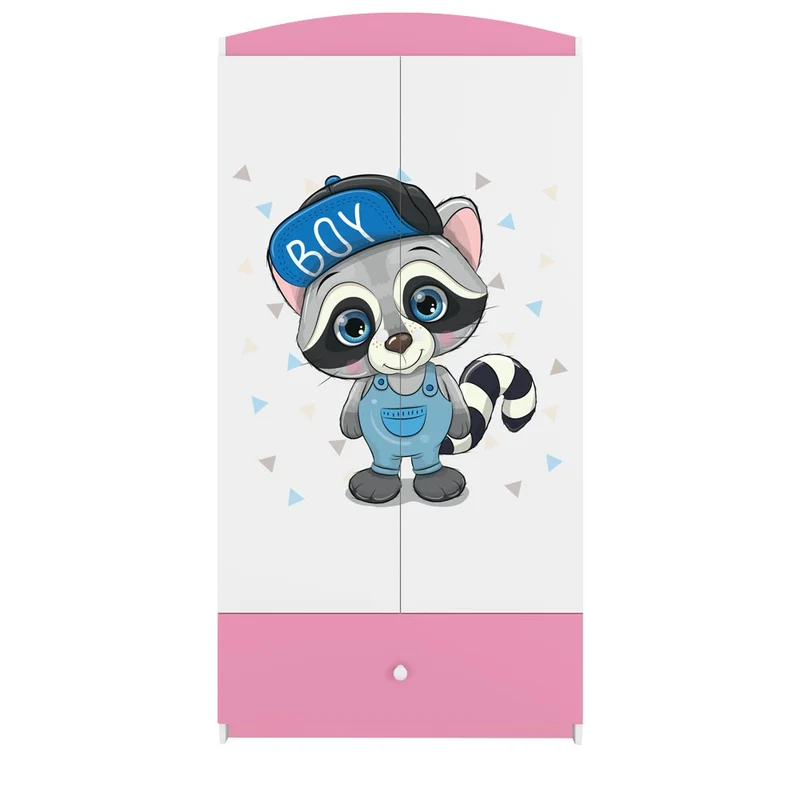 Kleiderschrank für Kinder Sweetdreams, Waschbär Motiv
