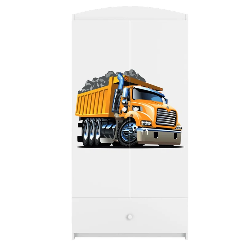 Kleiderschrank für Kinder Sweetdreams, LKW Motiv