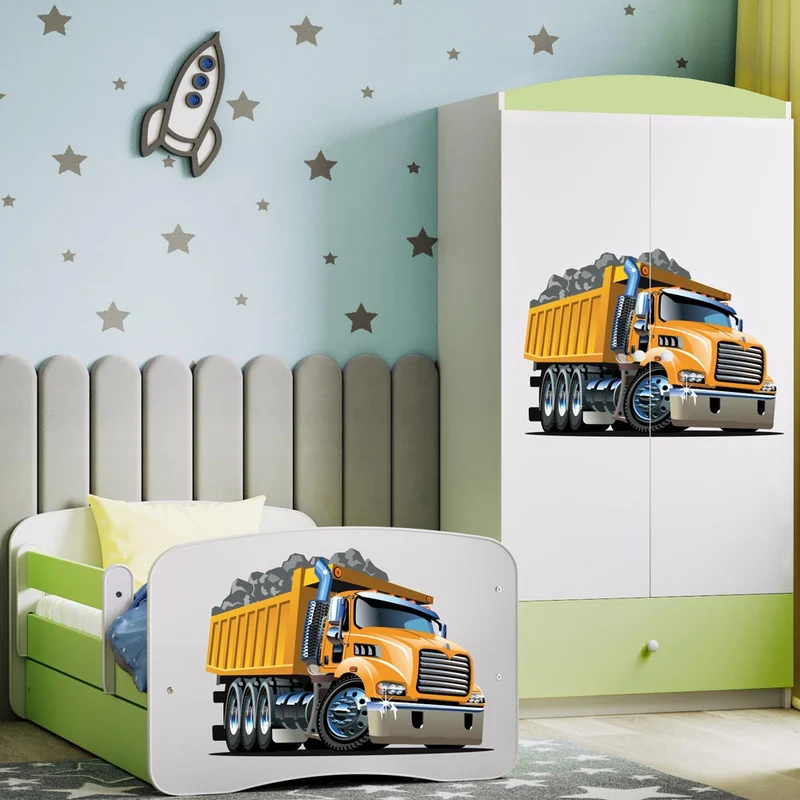 Kleiderschrank für Kinder Sweetdreams, LKW Motiv