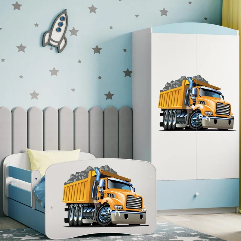 Kleiderschrank für Kinder Sweetdreams, LKW Motiv