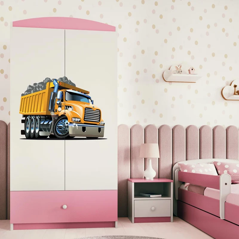 Kleiderschrank für Kinder Sweetdreams, LKW Motiv