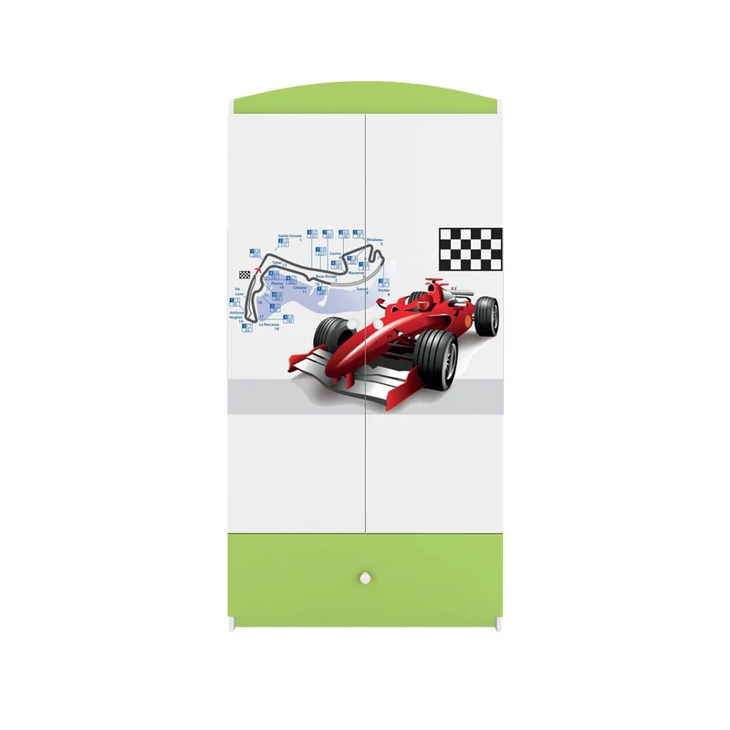 Kleiderschrank für Kinder Sweetdreams, Formel 1 Motiv