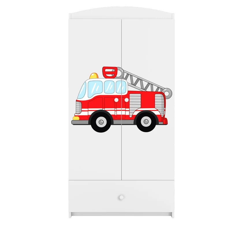 Kleiderschrank für Kinder Sweetdreams, Feuerwehr Motiv