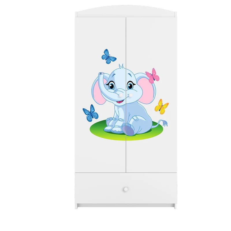 Kleiderschrank für Kinder Sweetdreams, Elefant Motiv