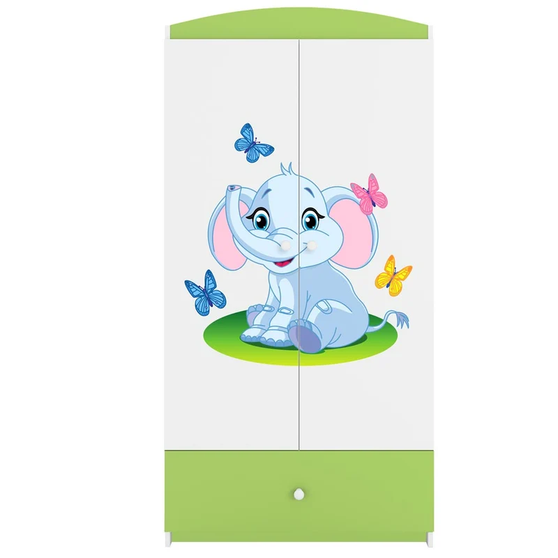 Kleiderschrank für Kinder Sweetdreams, Elefant Motiv