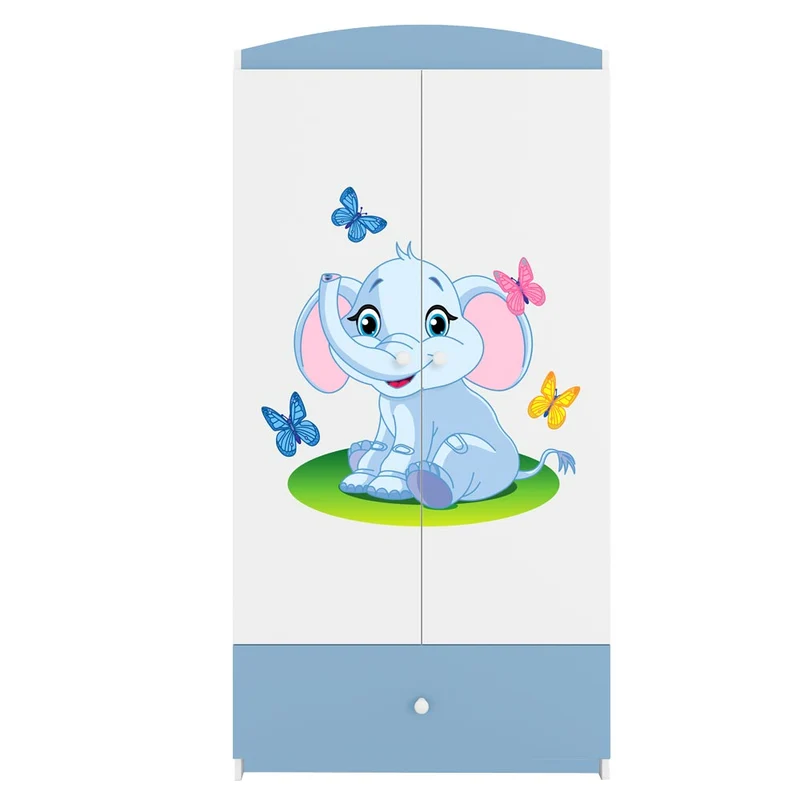 Kleiderschrank für Kinder Sweetdreams, Elefant Motiv