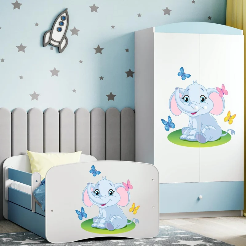 Kleiderschrank für Kinder Sweetdreams, Elefant Motiv