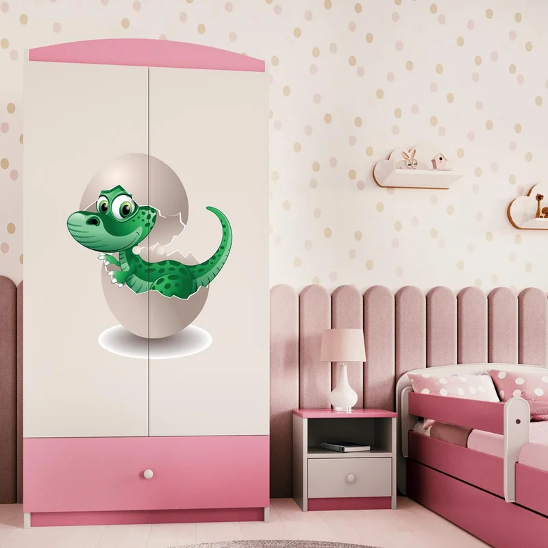 Kleiderschrank für Kinder Sweetdreams, Dino Motiv