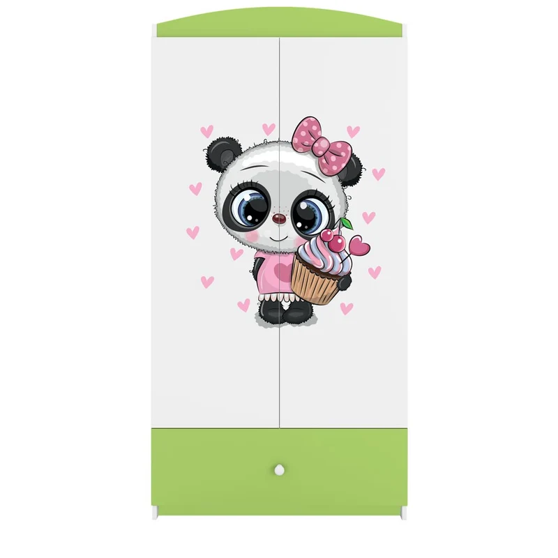 Kleiderschrank für Kinder Sweetdreams, Panda Motiv