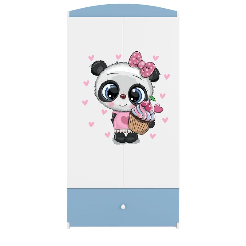 Kleiderschrank für Kinder Sweetdreams, Panda Motiv