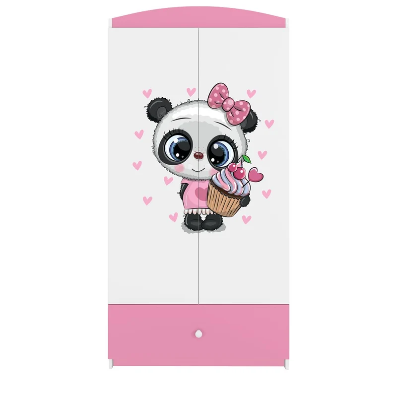 Kleiderschrank für Kinder Sweetdreams, Panda Motiv
