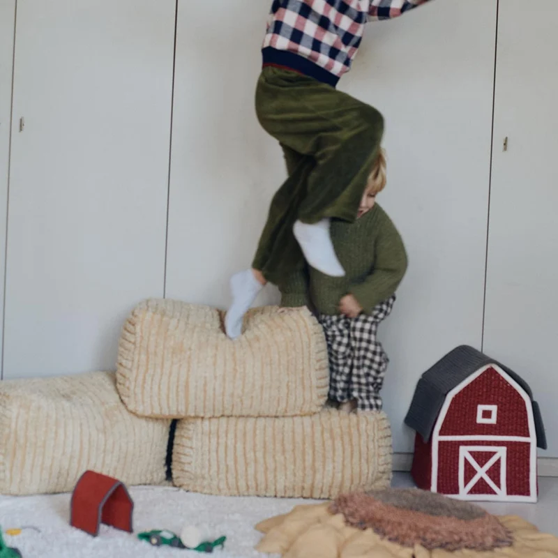 Pouf Heuhaufen