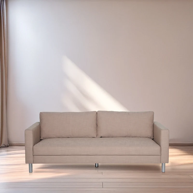 Stapleton II 3-Sitzer Sofa - Metallbeine