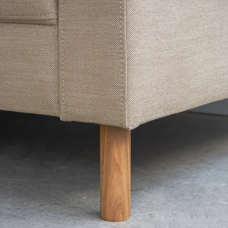 Stapleton II 3-Sitzer Sofa - Eichenbeine