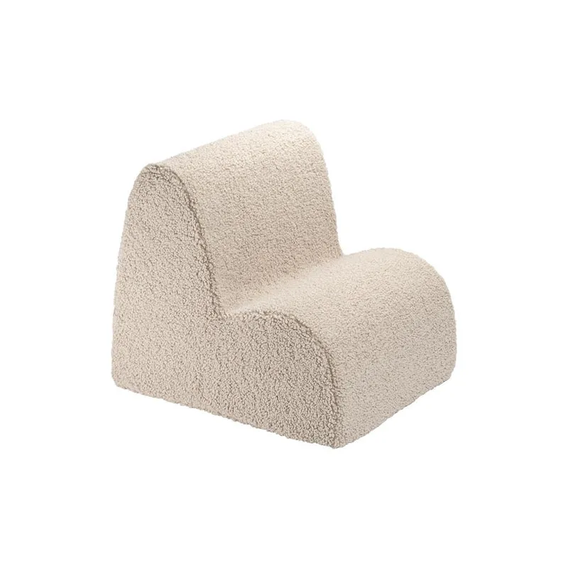Sessel Wolke aus Teddy-Stoff