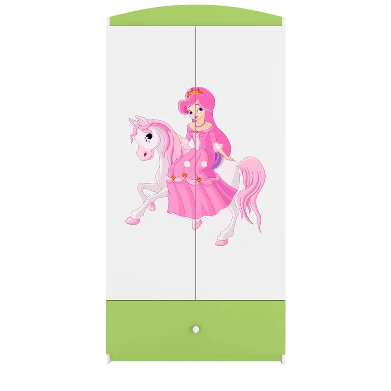 Kleiderschrank für Kinder Sweetdreams, reitende Prinzessin Motiv