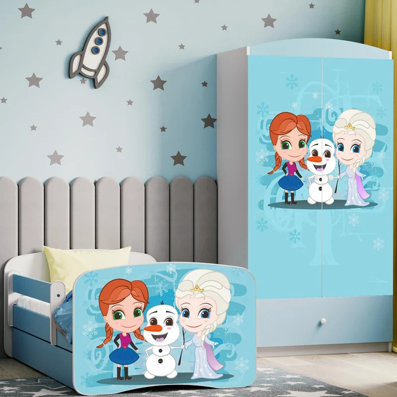 Kleiderschrank für Kinder Sweetdreams, Eiskönigin Motiv