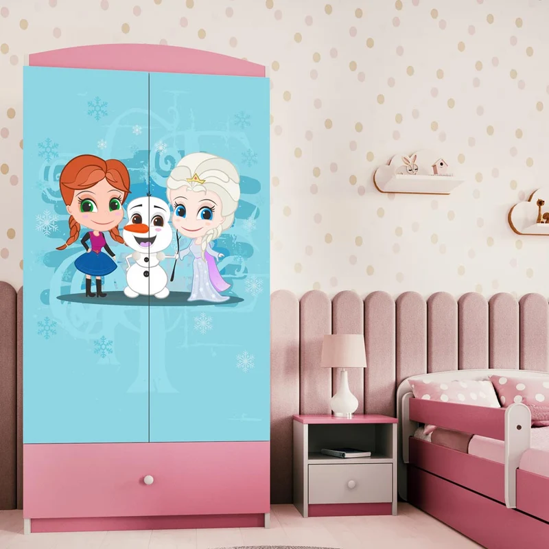Kleiderschrank für Kinder Sweetdreams, Eiskönigin Motiv