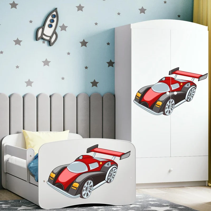 Kleiderschrank für Kinder Sweetdreams, Auto Motiv