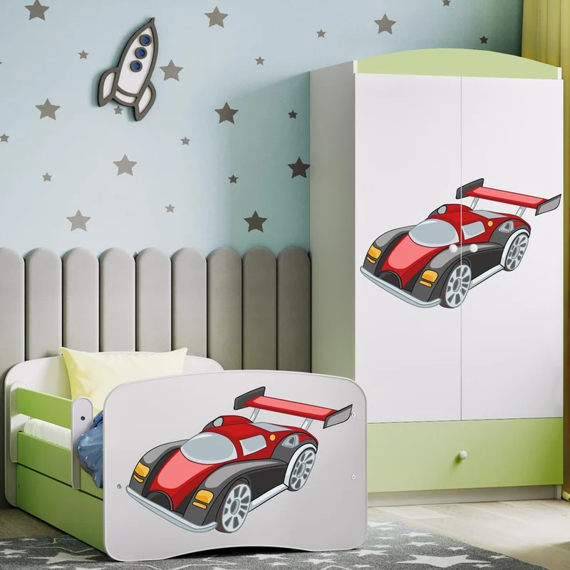 Kleiderschrank für Kinder Sweetdreams, Auto Motiv