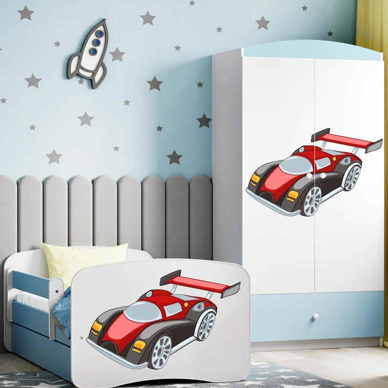 Kleiderschrank für Kinder Sweetdreams, Auto Motiv
