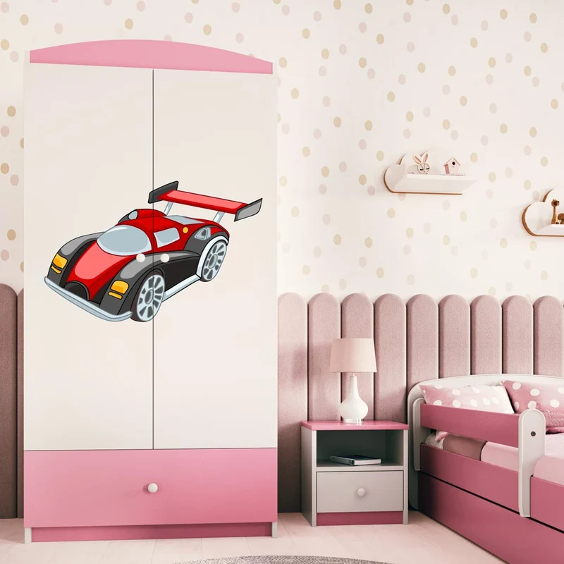 Kleiderschrank für Kinder Sweetdreams, Auto Motiv