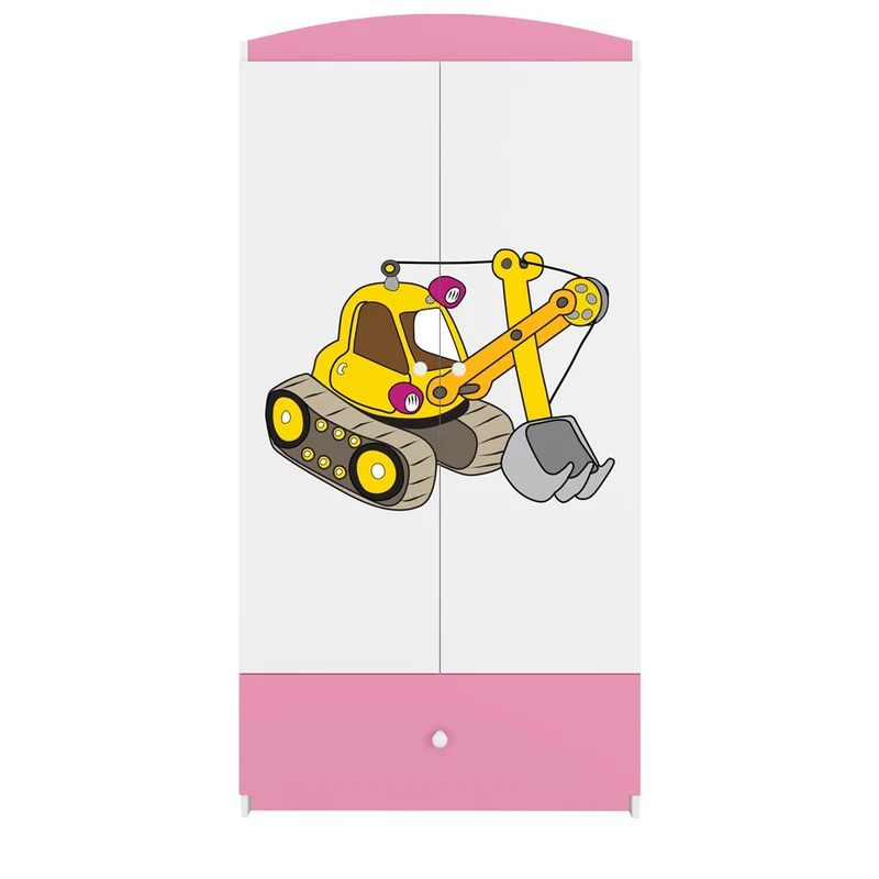 Kleiderschrank für Kinder Sweetdreams, Bagger Motiv