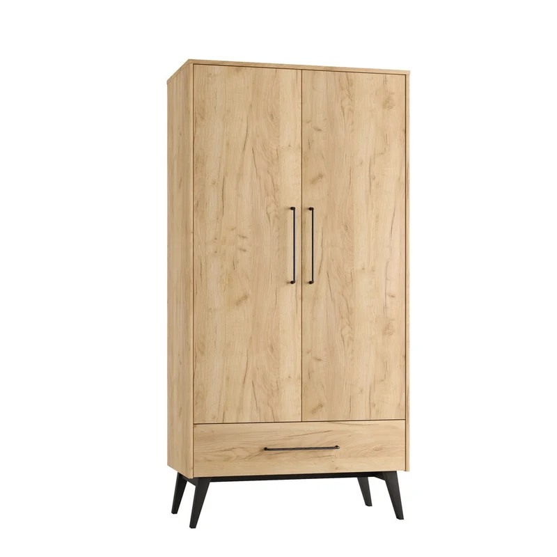 Kleiderschrank Retro 2-Türig